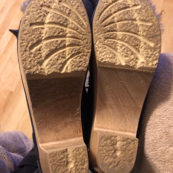 Shearling Lined Clog Boots - great condition - Picture 12 of 13